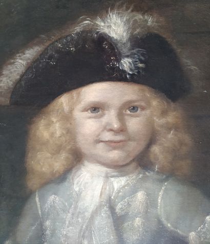 null Jan Maurits QUINKHARD (Rees 1688 - Amsterdan 1772) Portrait of a young boy of...