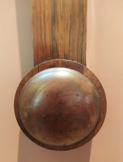  BAROMÈTRE en palissandre et ivoire Travail anglais du XIXème siècle Haut. 91 cm