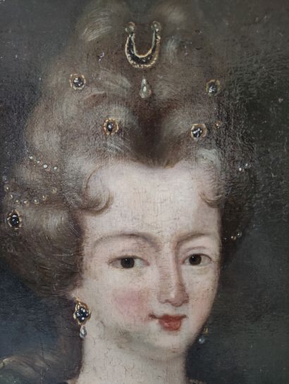 null 
ECOLE FRANCAISE du XVIIe, entourage de Pierre GOBERT

Portrait de Dame de qualité

Toile

41...