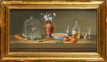 null JOHANN RUDOLF FEYERABEND (1779-1814) ATTRIBUTED TO Still lifes Suite of four...