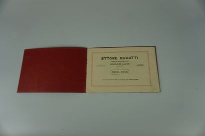 Carnet publicitaire Bugatti 1 Advertising Booklet for the year 1913, Complete

G.Dillon...