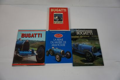 Lot de 4 livres Bugatti