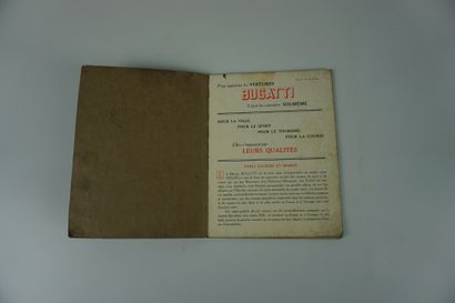 Lot de documents Bugatti Bugatti advertising booklet of 1926

Complete list of winners...