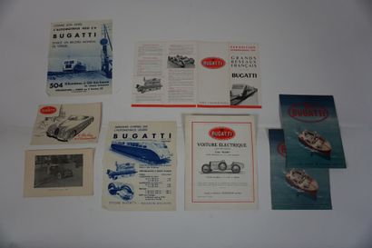 Lot documentation Bugatti