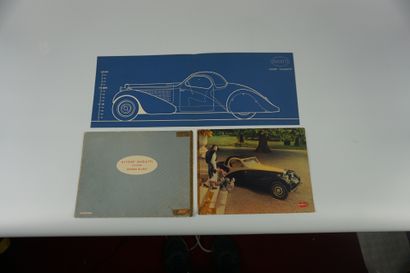 Dépliant Bugatti 1939