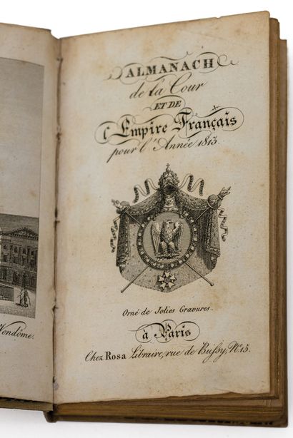  ALMANACH DE LA COUR IMPERIALE Almanach de la Cour et de l’Empire français pour l’année...