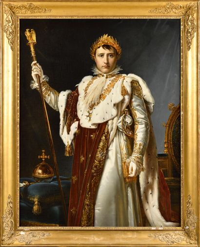 null GERARD FRANÇOIS PASCAL SIMON BARON (1770-1837) ATELIER DE Portrait de l’Empereur...