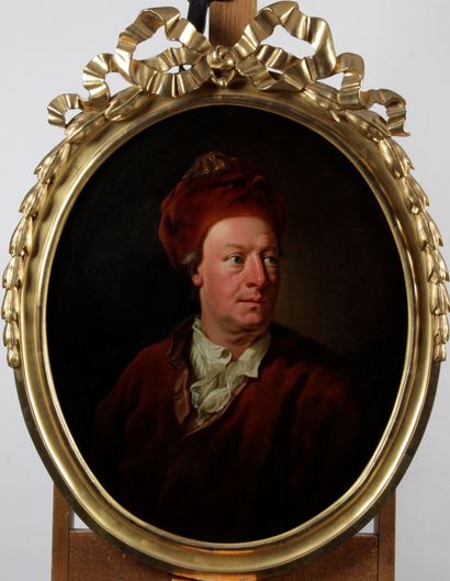 null Anton Graff (1736 – 1813) , attribué à , Portrait de Carl Leveaux ( Halle 1717...