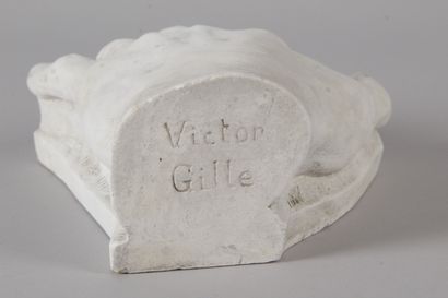 null MOULAGE de la main du pianiste Victor GILLE. 21x 15.5 x 7 cm. Victor GILLE (1884-1964)...
