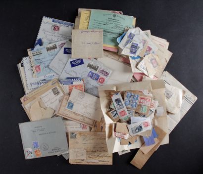null O 1 album, Postmarks 19°, for the most part + postal stationary + camp postmarks....