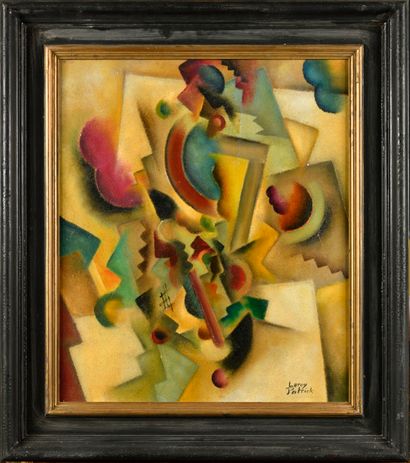 PATRICK LEROY (NÉ EN 1948) Composition cubiste...