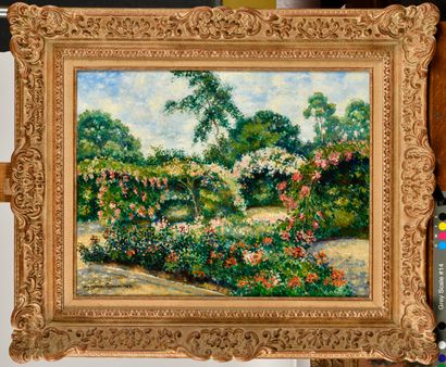 null 
GEORGES MANZANA-PISSARO (1871-1961)

Le Jardin fleuri, 1953

Huile sur panneau...