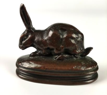 Antoine-Louis BARYE (1795 - 1875) Rabbit...