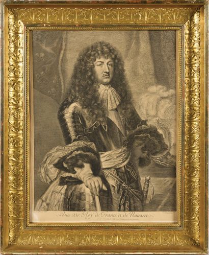 LEFEBVRE, D’APRES. « Louis XIV Roy de France...