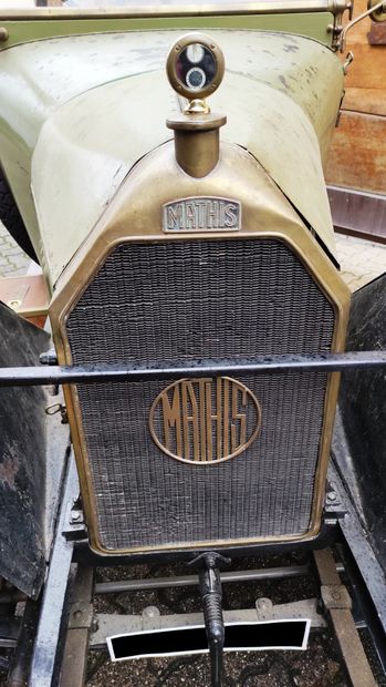 1920 MATHIS TYPE S 8 HP Serial number 11164

Engine number 25190

Original registration

Original...