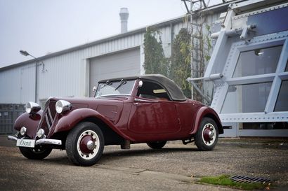 1934 Citroën Traction cabriolet Type 7C 
Serial number: 00054957

Body number: 555

Engine...