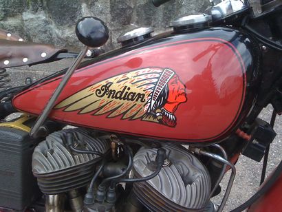 1941 Indian Scout 741B French registration in collection 
Serial number : 14124780...