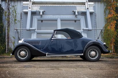 1938 DELAGE DI 12 carrosserie Citroën 
Chassis number 505115

Engine number 50115

Exclusive...