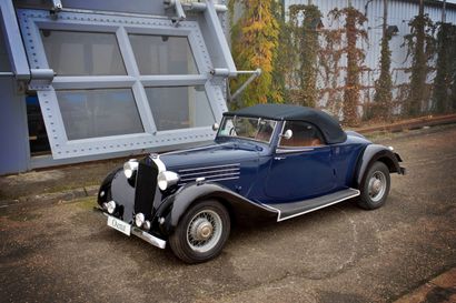 1938 DELAGE DI 12 carrosserie Citroën Numéro châssis 505115 
Numéro moteur 50115...