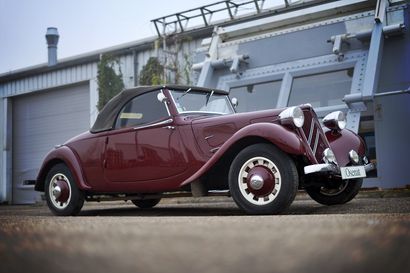 1934 Citroën Traction cabriolet Type 7C 
Serial number: 00054957

Body number: 555

Engine...