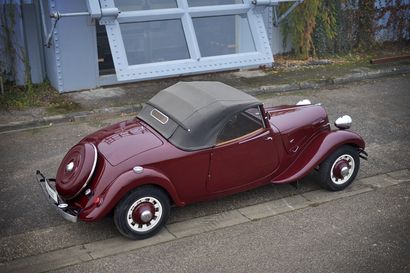 1934 Citroën Traction cabriolet Type 7C 
Serial number: 00054957

Body number: 555

Engine...