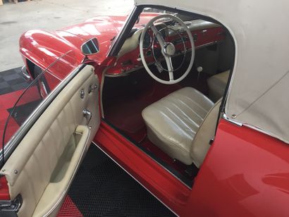 1962 MERCEDES 190 SL Presented in 1954 in New York, the Mercedes 190 SL was designed...