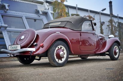 1934 Citroën Traction cabriolet Type 7C 
Serial number: 00054957

Body number: 555

Engine...