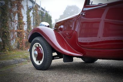 1934 Citroën Traction cabriolet Type 7C N° de série : 00054957 N° de carosserie :...