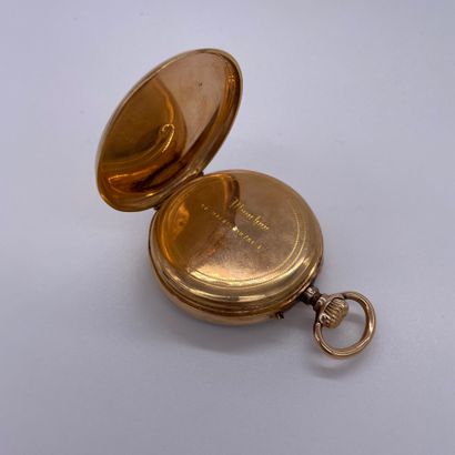 null ANONYMOUS POCKET WATCH CIRCA 1900. Ref : 32492. Yellow gold pocket watch 750/1000....