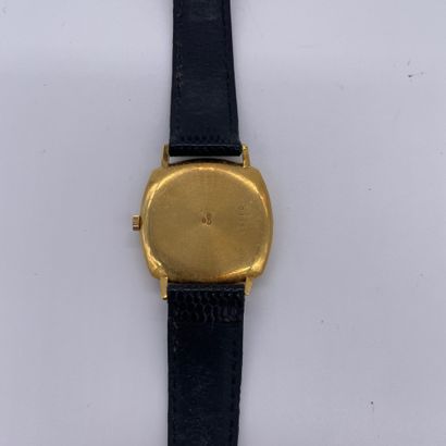 null YVES SAINT-LAURENT CIRCA 1960. Ref : 2511G. Yellow gold bracelet watch 750/1000....