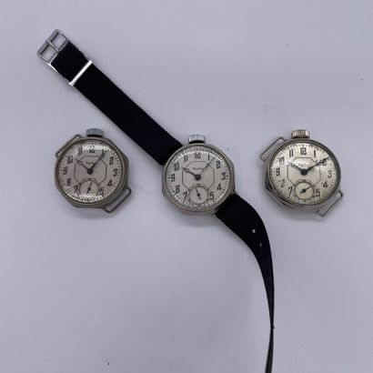 TIPTOP Lot de trois montres VERS 1930. Montre...