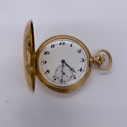 null ANONYMOUS RINGING GOUSSET CIRCA 1900. Ref : 1925. Pocket watch with striking...