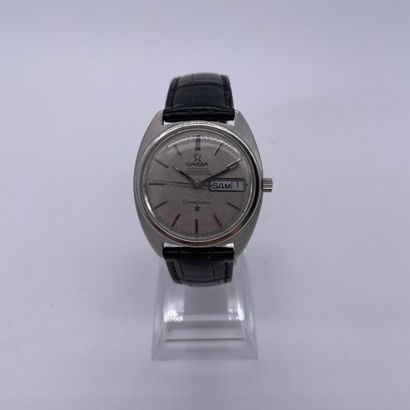 null OMEGA CONSTELLATION. CIRCA 1970. Ref : 168019. Steel bracelet watch, Gerald...