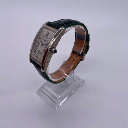 null CARTIER TANK AMERICAINE AUTOMATIC OR GRIS. Réf : 1741. N°: 24876XXX. VERS 2000....