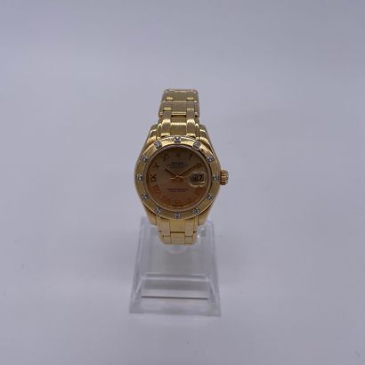 null ROLEX PEARLMASTER OYSTER PERPETUAL DATEJUST. VERS 1996. Réf : 69318. N° W750XXX....