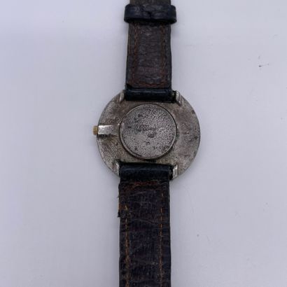 null DOLLAR Wristwatch made on the basis of an American silver dollar, manufactured...