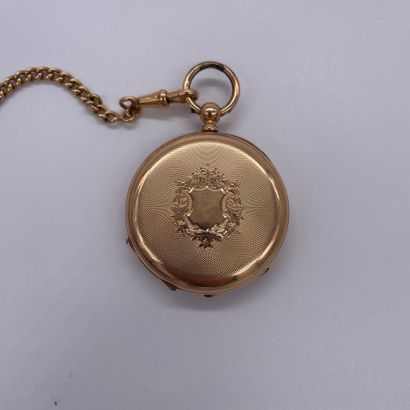 null ANONYMOUS POCKET WATCH CIRCA 1900. Ref : 6994. Yellow gold pocket watch 750/1000....