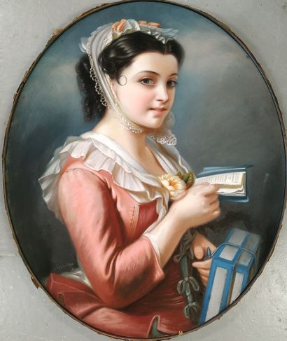 null ECOLE FRANCAISE DU XIXEME SIECLE

Portrait de jeune femme

Paire de pastels...