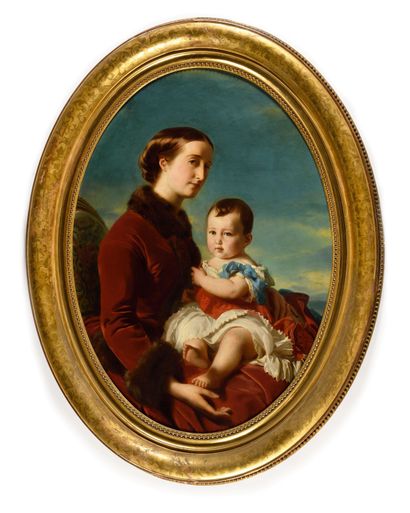  CHARLES ÉDOUARD BOUTIBONNE (1816-1897) L’Impératrice de l’Impératrice Eugénie en...