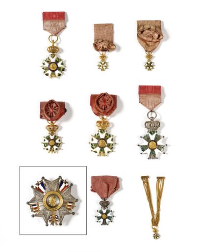 null FRANCE ORDER OF THE LEGION OF HONOR, instituted in 1802. Plate of grand officer...