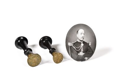 null 
SET OF COLONEL BARON REGNAULT INCLUDING: -Wax seal of the general commanding...