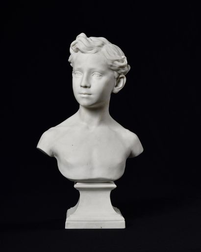 null 
MANUFACTURE OF SEVRES Jean Baptiste CARPEAUX, after the Imperial Prince Bust...