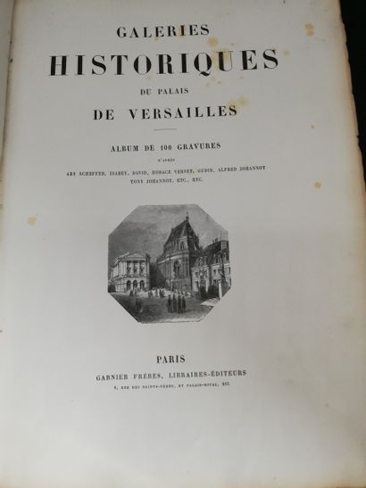 null GALERIES HISTORIQUES DU PALAIS de VERSAILLES

Paris . Garnier frères / Imprimerie...