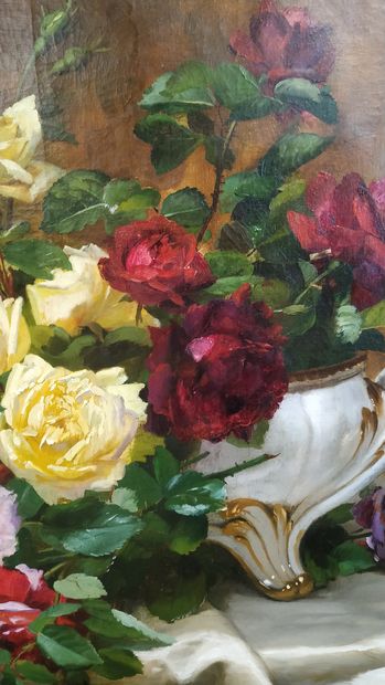 null Dominique ROZIER (1840-1901)

Jetée de roses

Huile sur toile 

Signé en bas...