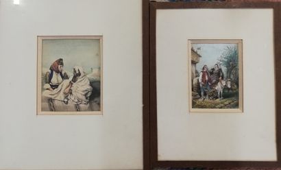 null E.KIFFER

Deux aquarelles 

"Deux orientalistes" 

8.5 x 7 cm (à vue)

"Femme...