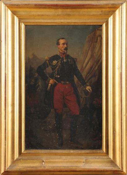 RIGO Jules Alfred Vincent (Paris 1810- 1892) «Le Général de division Espinasse, aide...