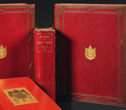 NAPOLÉON III Histoire de Jules César. Paris, Librairie Impériale, 1865-1866; 2 vol....