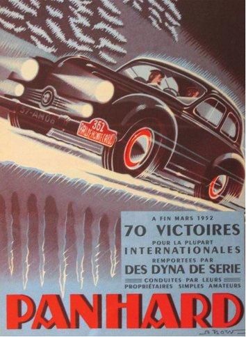 1952 PANHARD Collection de Panhard de Monsieur M. 

Dyna X 86 La Dyna X est présentée...