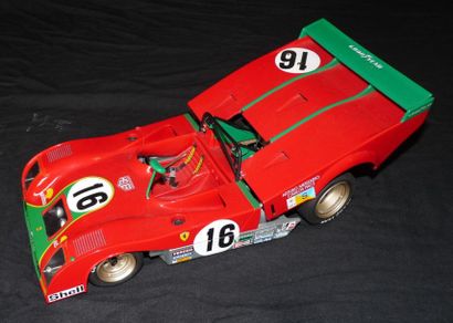 FERRARI Maquette de 312 PB Le Mans 1973, au 1/12e par MG Model Plus. Version 1973...