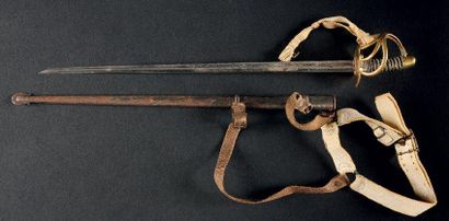 null Belle miniature au modèle du sabre de cavalerie de ligne modèle An XI. Monture...